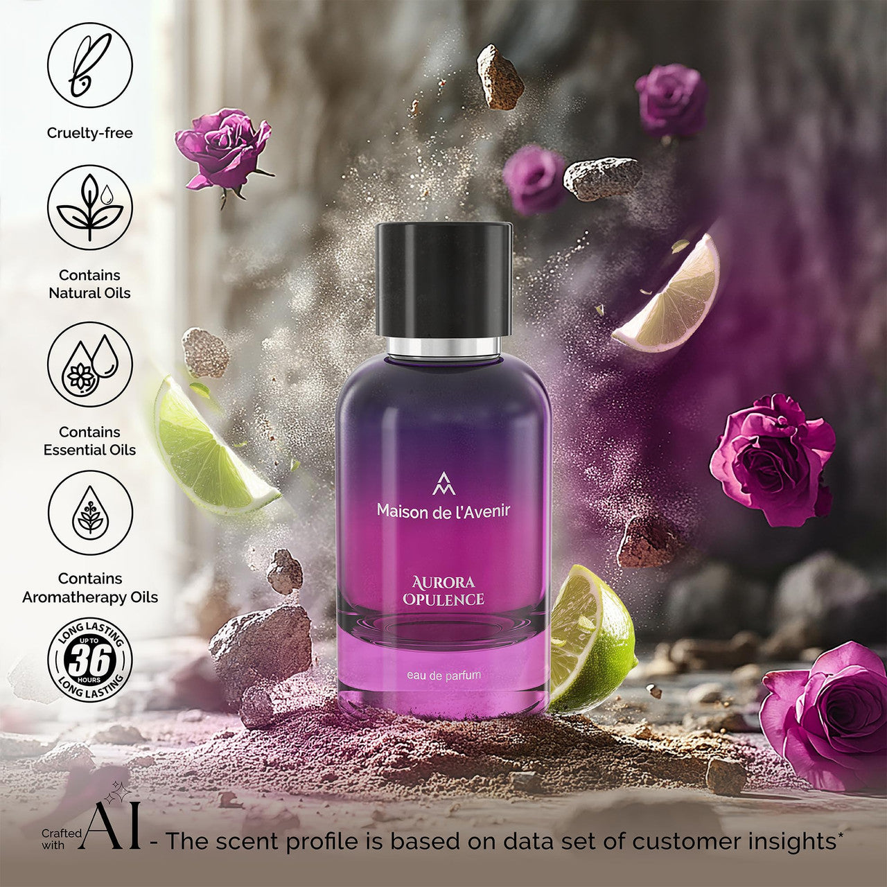 MAISON DE L'AVENIR AURORA OPULENCE EDP 3.4 U