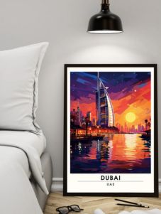 Impression Dubaï | impression de voyage Dubaï Burj al Arab la nuit